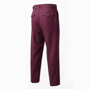 Pantalon de combat allemand classique, style historique, coupe droite, en toile légère, respirant, confortable, avec fermetures sécurisées - Product Image 3