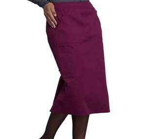 Uniforme Médico para Mujer, Falda de Trabajo, Largo hasta la Rodilla, Tela Elástica, para Uso Hospitalario y Clínico - Product Image 3