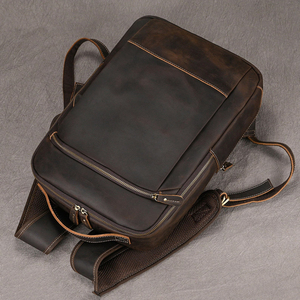 Sac à dos unisexe en cuir PU de style nouveau et tendance, avec logo de designer, sac à dos décontracté pour l'école, sac de voyage, sac à dos en cuir imperméable - Product Image 6