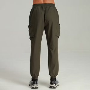 Quick Dry Athletic Sweatpants Casual Daily Wear Relax Fit Cargo Joggers Bulk Discount Gym Workout Apparel Running Wear Trousers - Product Image 3