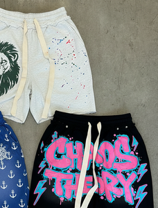 T-shirt en toile de coton respirant avec logo imprimé personnalisé, strass, délavé à l'acide, effet soleil, coupe oversize, ourlet brut, style streetwear - Product Image 4