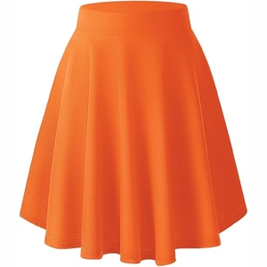 Jupe courte unie tendance 2026 pour femme, style A-line, avec cordon de serrage, décontractée et sportive, coupe ajustée aux hanches - Product Image 5