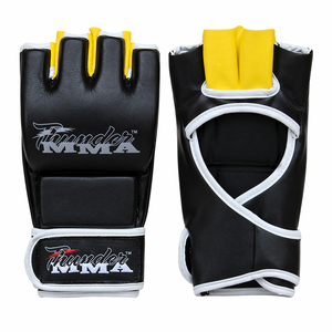 Lightweight Boxing MMA Grappling Half-Finger Leather <b>Gloves</b> Punching Training Equipment <b>Moisture</b> Wicking Waterproof Custom Logo - Product Image 1
