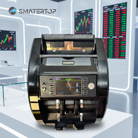 Machine à compter l'argent, détecteur de faux billets, détection multi-devises, billets polymères du Mozambique, IRR, USD, EUR, SYP, IQD, compteur de valeur mixte