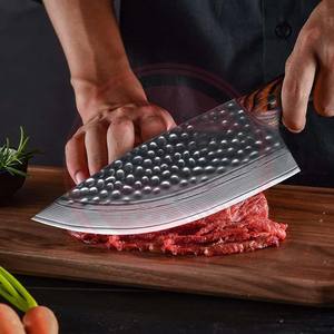 Cuchillo de Cocina Profesional de Acero de Damasco Hecho a Mano con Mango de Madera para Cortar Carne - Product Image 2