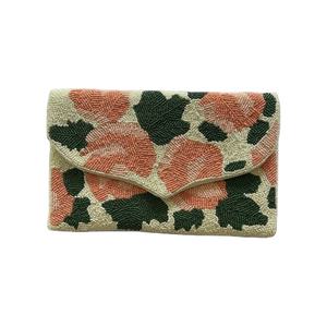 Sac à bandoulière à fleur brodée perlée à la main de qualité supérieure avec le dernier travail manuel élégant et les détails de graines à la mode d'Inde - Product Image 1