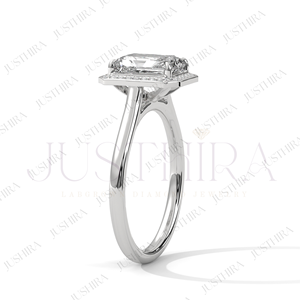 High Demand Affordable VVS Radiant Cut Diamond Ring Women Ideal for Daily Wear Gifts and Fashion Accessories Available for Sale - Product Image 6