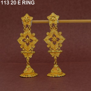 MIJ แบรนด์ต่างหูโลหะผสมชุบทองวินเทจขายส่งเครื่องประดับผู้หญิงแฟชั่นต่างหูดีไซน์ล่าสุดสำหรับผู้หญิงเครื่องประดับหรูหรา - Product Image 2