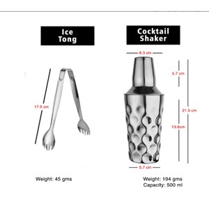 Juego de Coctelera Premium Dorado, Kit de Barman |   Utensilios de Bar de Alta Calidad con Base de Madera |   Equipo Profesional de Mixología al por Mayor - Product Image 4