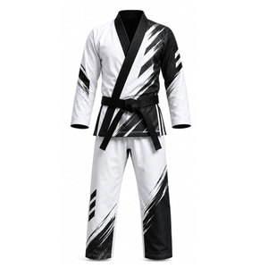 <b>Canvas</b> Heavyweight 100% Cotton Karate Gi Uniform for Gym Use-Professional Kyokushin Style 100% Preshrunk Fabric Customizable - Product Image 5
