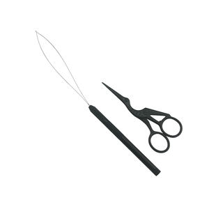 Kit professionnel de pinces pour extensions de cheveux, aiguilles à boucle pour micro-anneaux et outils d'application d'extensions capillaires - Product Image 4