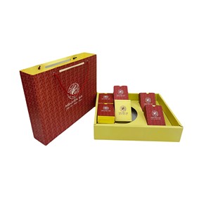 Boîte rigide de cadeau de nid d'oiseau d'impression de logo personnalisé de qualité supérieure emballage en carton de papier recyclable écologique rigidité durable - Product Image 1