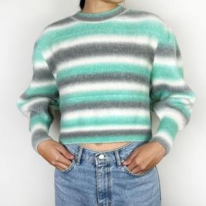 เสื้อสเวตเตอร์ผู้หญิง VIBE SEWN ขายดี OEM ODM ผลิตจากโพลีเอสเตอร์/คอตตอน แบบลำลอง ถักทอเรียบ อุ่นสบาย ไม่เป็นขุย แห้งเร็ว ระบายอากาศได้ดี เหมาะสำหรับฤดูหนาว - Product Image 1