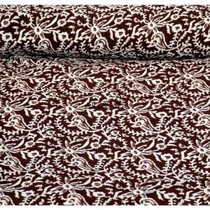 ผ้าฝ้ายพิมพ์ลายดอกคุณภาพสูง 100% ขายส่งผ้าฝ้ายแบบขายเป็นหลา สำหรับทำชุดเดรส ผ้าม่าน ผ้าปูที่นอน และของตกแต่งบ้าน - Product Image 4