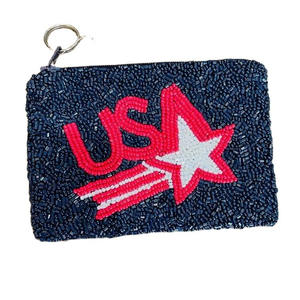 Monedero Clásico Hecho a Mano con Cuentas Bordadas y Estampado Digital de Colores Personalizados para Mujeres y Niñas - Product Image 5