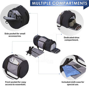 Sac de sport de qualité supérieure fabriqué au Pakistan à prix abordable, grande capacité, personnalisable, pour usage extérieur, sac de fitness. - Product Image 3