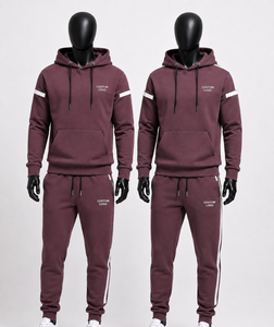 Men's Running Tracksuit Hooded Two Piece Activewear <b>Set</b> for Outdoor Performance - Product Image 1
