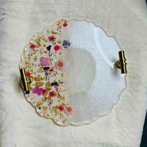 Plateau de service moderne de luxe en résine époxy fait main UNIQUE, pièce unique pour cuisine, salle de bain, salon, restaurant, hôtel, outils à épices - Product Image 3