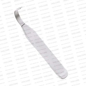 Tebbetts <b>Ribbon</b> Retractor 5" 12.5cm 7mm Wide <b>Thin</b> Flexible Blade Rhinoplasty Blepharoplasty Orbit Surgery Instrument by Vaslcare - Product Image 3