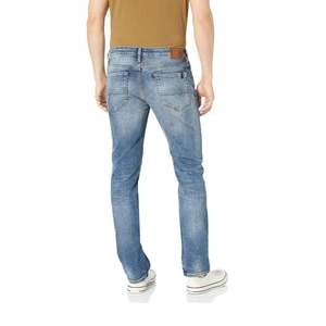 Jeans en coton pour hommes, vente en gros, coupe vintage, très extensibles - Product Image 1