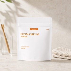 [FROM OREUM] Recharge de dentifrice solide pour soins bucco-dentaires personnels, idéale pour le brossage quotidien en voyage (sous condition de vente au détail) - Product Image 2