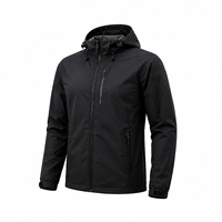 Veste coupe-vent softshell à capuche pour homme, imperméable, respirante, imprimée, streetwear, pour la randonnée, la course à pied et les sports de plein air