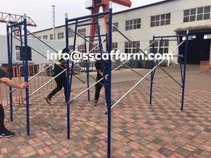 USA chất lượng tốt nhất <span class=keywords><strong>V</strong></span> loại khóa khung hiện đại phong cách thiết kế Châu Âu hẹp thang thép mạ kẽm giàn giáo khung scaffarm - Product Image 5