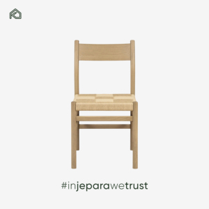Chaise de salle à manger en rotin solide et écologique avec assise en corde de papier tressée pour projets de mobilier extérieur et hôtelier commercial - Product Image 3