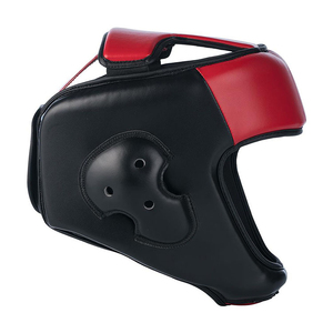 Multi Panels Leather Made <b>Head</b> Guards Protective Gears Sports Equipments Taekwondo <b>Head</b> Guard Wholesale Custom Headgear Helmets - Product Image 2