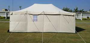 Tente de secours pour réfugiés 100% toile de coton – Imperméable, ignifuge, résistant aux UV, abri d'urgence pour l'aide humanitaire - Product Image 2