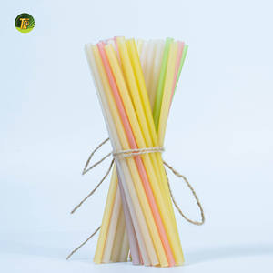 Pailles jetables en farine de riz vietnamienne à bon prix, accessoires pour cocktails, pour hôtels, restaurants, bars, mariages, simples - Product Image 4