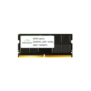 High-Performance DDR5 SODIMM 8GB/16GB/32GB ECC Memory Modules (For Laptop) Mintech AC518-10 Lifetime Warranty - Product Image 2