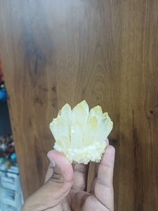 Citrine <b>crystal</b> <b>cluster</b> golden quartz mineral formation decorative specimen for home styling collection display and gifting - Product Image 3
