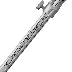เครื่องวัดคาลิปเปอร์แบบเลื่อน Krekeler ขนาด 5 นิ้ว แบบโค้ง 0–80 มม. – เครื่องมือวัดทางทันตกรรมที่มีความแม่นยำสูง - Product Image 5