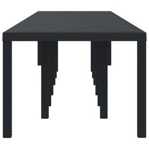 Tavolo da Giardino in Polyrattan Antracite 157.48 X 39.37 X 28.74 Pollici, Tavoli da Esterno - Product Image 5