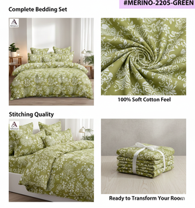 Juego de Ropa de Cama Premium de 4 Piezas, Diseño Moderno de Doble Tejido, Algodón Lavado Suave y Duradero, Calidad de Hotel, Floral, para Todas las Temporadas, Personalizable - Product Image 5