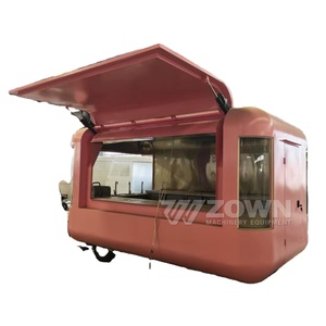 Camion de nourriture entièrement fermé et sûr avec machine à pop-corn pour les événements de carnaval Café Camion de nourriture mobile Hot Dog Mini remorque de nourriture - Product Image 1