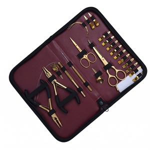 Juego Completo de Herramientas para Instalación de Extensiones de Cabello de Uso Comercial, Acero Inoxidable, Alicates de Crimpado de 3 Orificios, Removedor de Cuentas, Herramienta de Bucle - Product Image 6