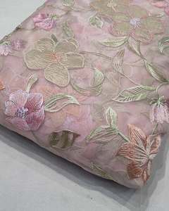 Tela de bordado malté, tela textil personalizada de lujo, tela de red, tela de organza para prendas de moda, venta al por mayor, exportación, suministro global - Product Image 1