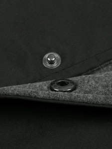 Chaqueta universitaria de béisbol ligera de moda para hombre, ropa casual de invierno, logotipo personalizado, color negro. - Product Image 4