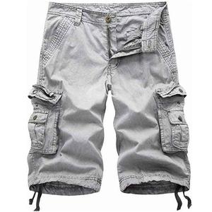 Pantalones Cortos Cargo para Hombre, Color Marrón, Largura hasta la Rodilla, 100% Algodón, Cintura Alta, con Bolsillos, Transpirables y de Secado Rápido, Nueva Llegada Verano 2026 - Product Image 4