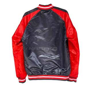 Men's Silk Jackets Stand Eco-Friendly Breathable Lightweight Outerwear Soft Fabric <b>Covered</b> <b>Button</b> Closure Modern Casual Winter - Product Image 4