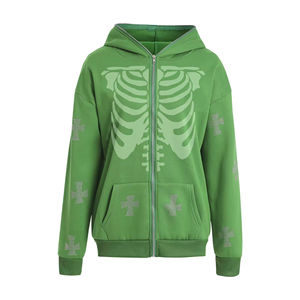 Sudadera con Capucha Personalizada de Alta Calidad con Efecto Desgastado por el Sol y Pedrería, Transpirable, 100% Algodón - Product Image 6