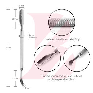 Pousse-cuticules pour nail art et outil de retrait de vernis gel UV pour ongles, outils de manucure et pédicure - Product Image 6