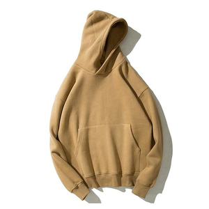 Sweat à capuche uni en molleton de coton épais pour garçons, sweat à capuche en coton de qualité supérieure pour hommes - Product Image 3