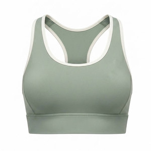 Sujetador Deportivo de Alta Sujeción sin Costuras para Mujer, para Gimnasio, Entrenamiento, Yoga, Correr, Fitness, con Relleno, Tirantes Ajustables, Transpirable, Talla Grande - Product Image 1