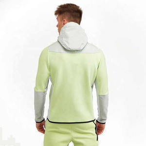 Nuevos Conjuntos Deportivos Personalizados de Alta Calidad para Hombre, Resistentes al Viento, en Color Sólido, de Poliéster/Algodón con Forro Polar - Product Image 6