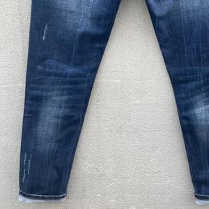 Nouveau style – Jean en denim déchiré pour homme grande taille, coupe slim, taille haute, respirant, écologique, séchage rapide, fabriqué au Japon - Product Image 3