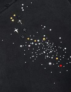 Sweat-shirts à fermeture éclair avec strass pour femmes - Product Image 4