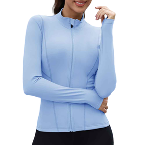 เสื้อแจ็คเก็ตออกกำลังกายคุณภาพสูง ออกแบบตามสั่ง แห้งเร็ว ระบายอากาศได้ดี สำหรับผู้หญิง จากผู้ผลิตเสื้อผ้ากีฬา - Product Image 6